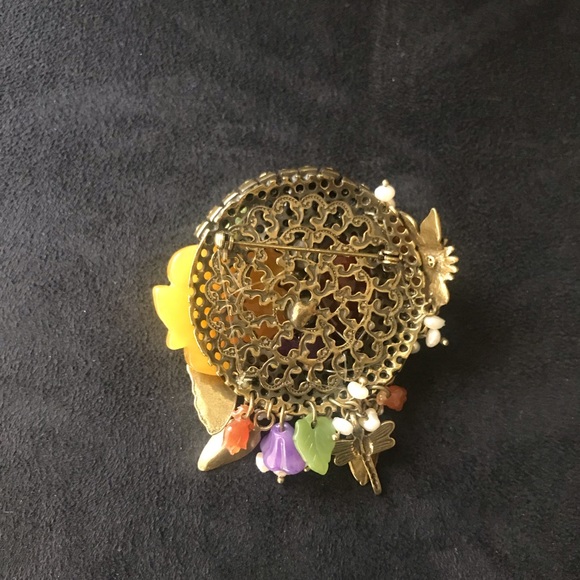 Vintage Stamp marked Laila Rowe brooch - Picture 6 of 9